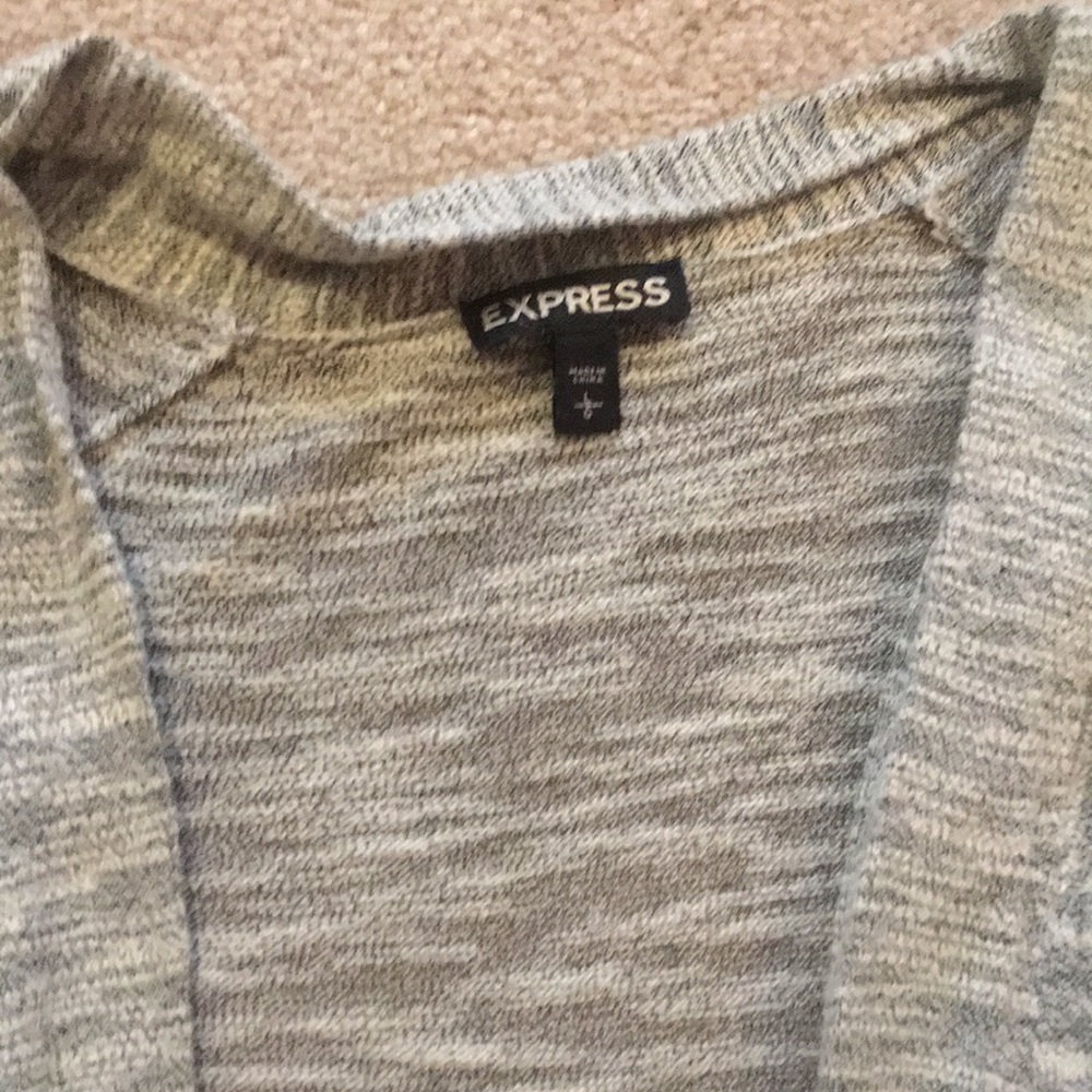 Express Gray Cardigan - Picture 2 of 5